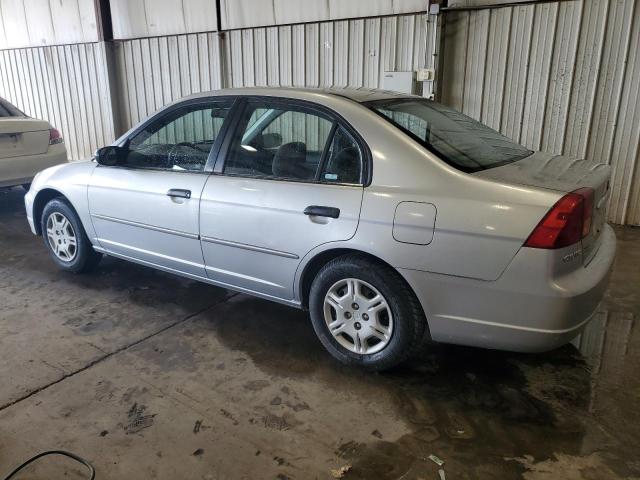2HGES16501H514874 - 2001 HONDA CIVIC LX SILVER photo 2