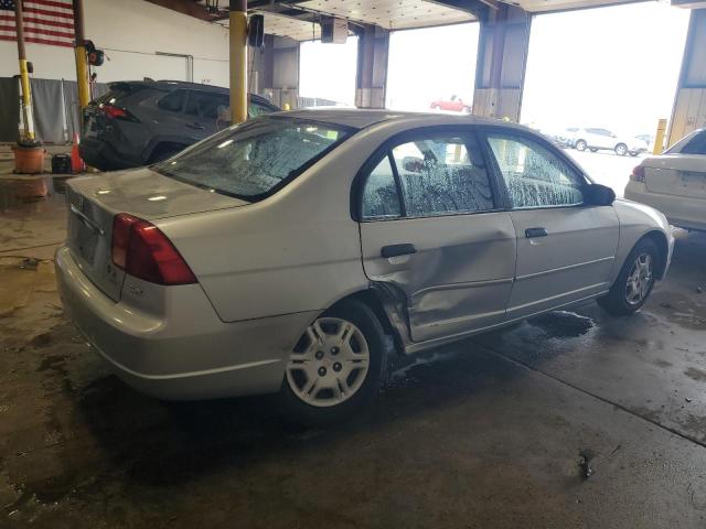 2HGES16501H514874 - 2001 HONDA CIVIC LX SILVER photo 3