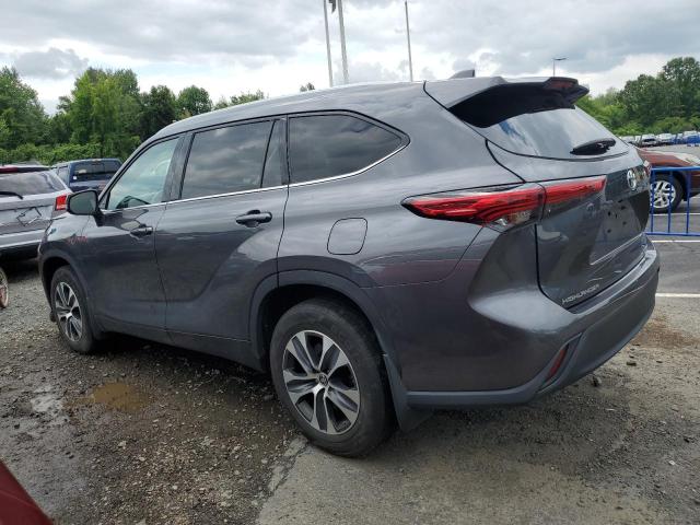 5TDGZRBH0NS169760 - 2022 TOYOTA HIGHLANDER XLE Գրաֆիտ լուսանկար 2