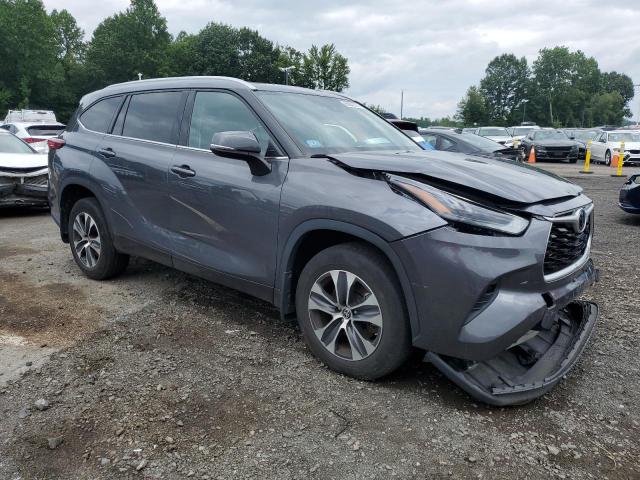 5TDGZRBH0NS169760 - 2022 TOYOTA HIGHLANDER XLE Գրաֆիտ լուսանկար 4