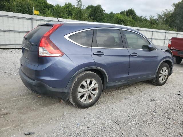 JHLRM3H71CC004949 - 2012 HONDA CR-V EXL BLUE photo 3