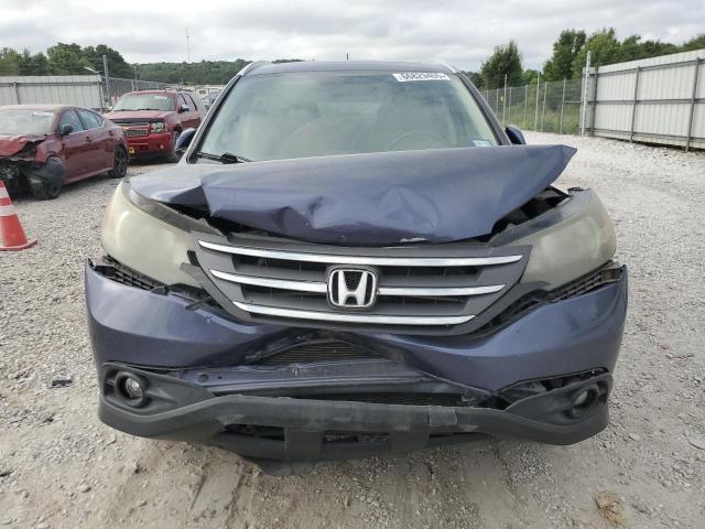 JHLRM3H71CC004949 - 2012 HONDA CR-V EXL BLUE photo 5