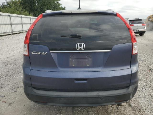 JHLRM3H71CC004949 - 2012 HONDA CR-V EXL BLUE photo 6