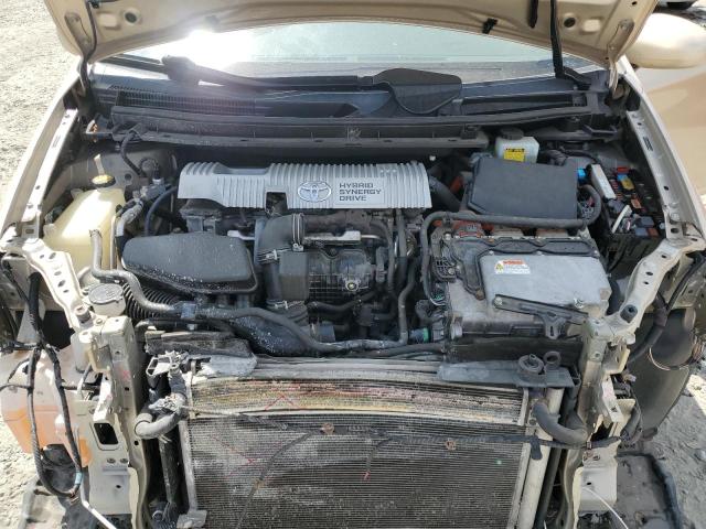 JTDKN3DUXA0167945 - 2010 TOYOTA PRIUS BEIGE photo 11