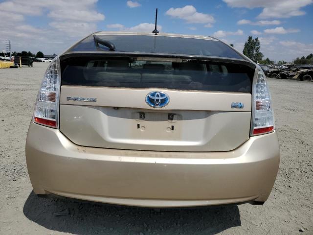 JTDKN3DUXA0167945 - 2010 TOYOTA PRIUS BEIGE photo 6