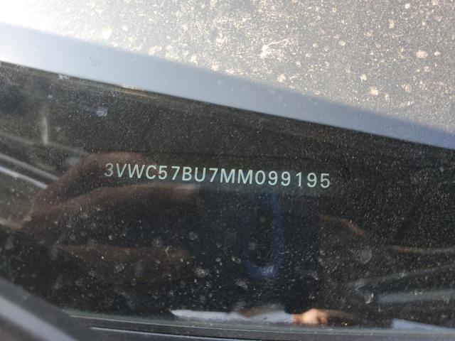 3VWC57BU7MM099195 - 2021 VOLKSWAGEN JETTA S Boz foto 12