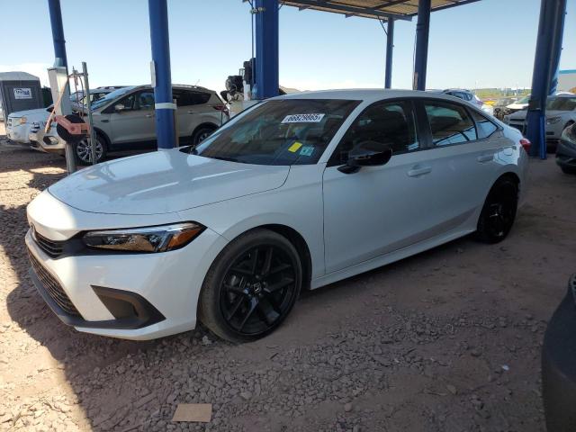 2HGFE2F59NH575518 - 2022 HONDA CIVIC SPORT WHITE photo 1