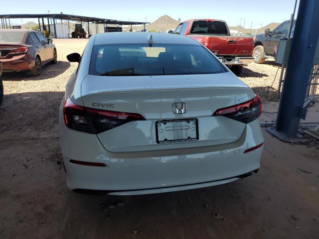 2HGFE2F59NH575518 - 2022 HONDA CIVIC SPORT WHITE photo 6