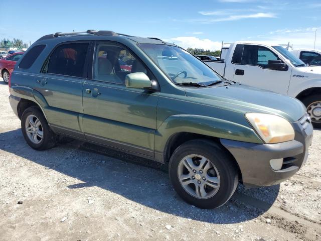 KNDJF723X77300522 - 2007 KIA SPORTAGE EX TEAL photo 4