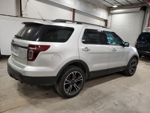 1FM5K8GT5DGA89460 - 2013 FORD EXPLORER SPORT ვერცხლისფერი ფოტო 3