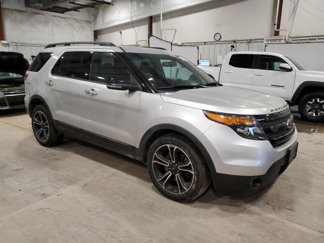 1FM5K8GT5DGA89460 - 2013 FORD EXPLORER SPORT ვერცხლისფერი ფოტო 4