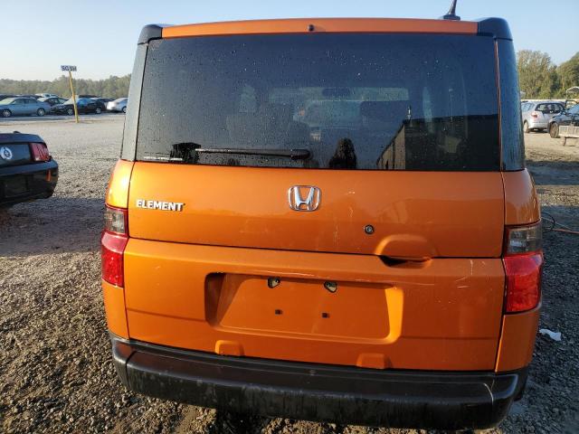 5J6YH28737L007522 - 2007 HONDA ELEMENT EX ORANGE photo 6