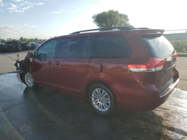 5TDYK3DC1CS268480 - 2012 TOYOTA SIENNA XLE BURGUNDY photo 3