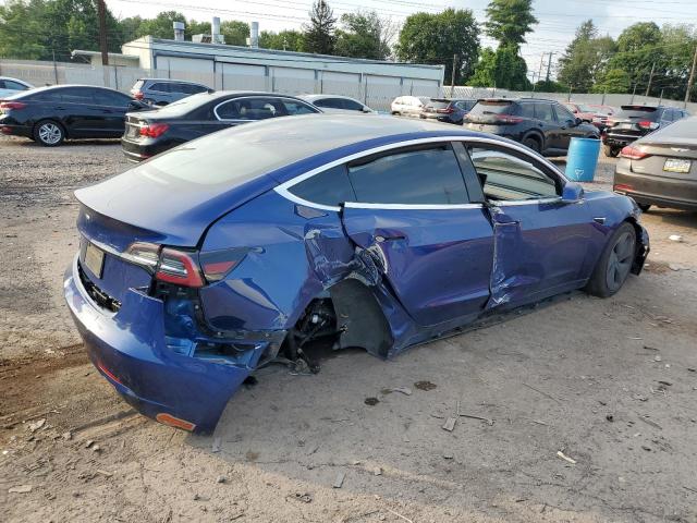 5YJ3E1EA8LF632420 - 2020 TESLA MODEL 3 BLUE photo 3