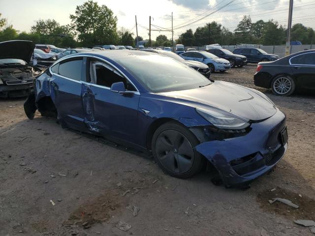 5YJ3E1EA8LF632420 - 2020 TESLA MODEL 3 BLUE photo 4