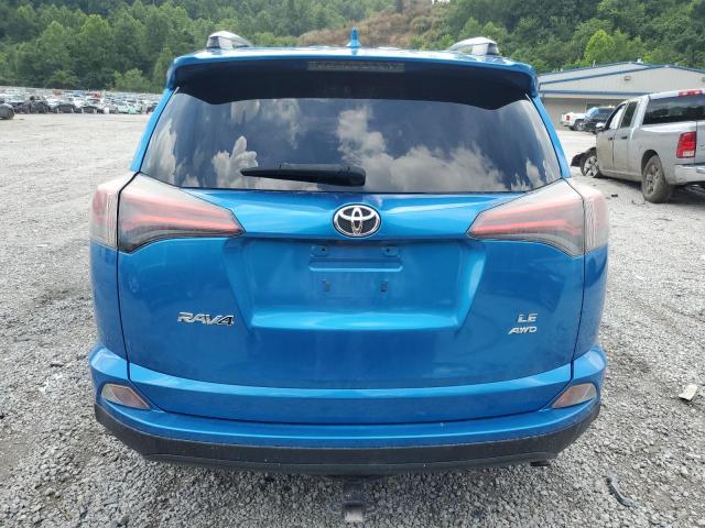 JTMBFREV8HJ133739 - 2017 TOYOTA RAV4 LE BLUE photo 6