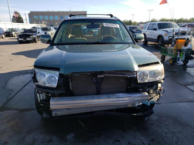 JF1SG67698H702452 - 2008 SUBARU FORESTER 2.5X LL BEAN GREEN photo 5