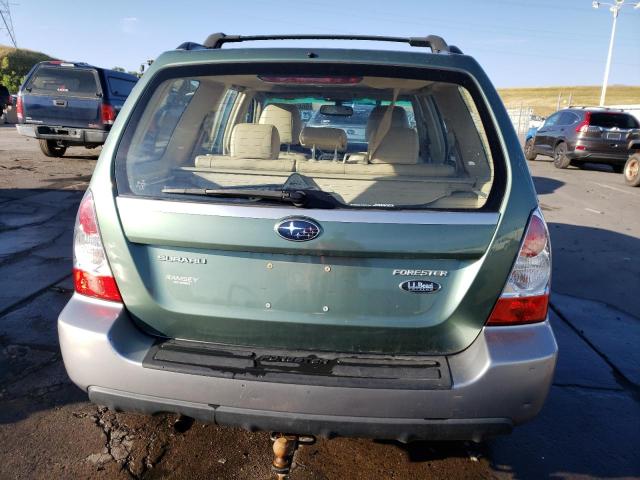 JF1SG67698H702452 - 2008 SUBARU FORESTER 2.5X LL BEAN GREEN photo 6