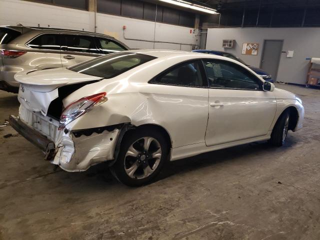 4T1CE30P57U754345 - 2007 TOYOTA SOLARA SE WHITE photo 3