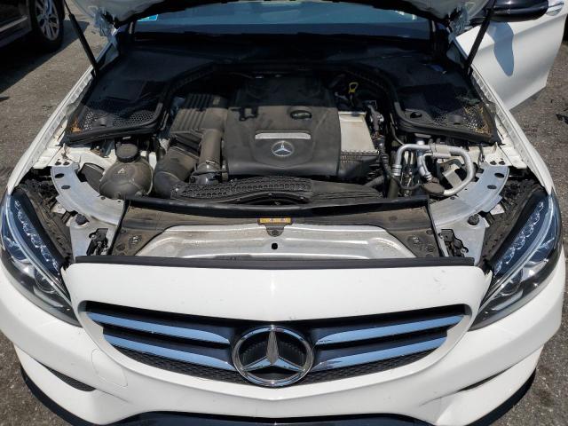 WDDWF4KB8JR405850 - 2018 MERCEDES-BENZ C 300 4MATIC WHITE photo 11