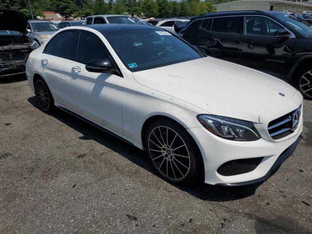 WDDWF4KB8JR405850 - 2018 MERCEDES-BENZ C 300 4MATIC WHITE photo 4