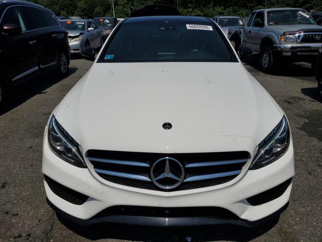 WDDWF4KB8JR405850 - 2018 MERCEDES-BENZ C 300 4MATIC WHITE photo 5