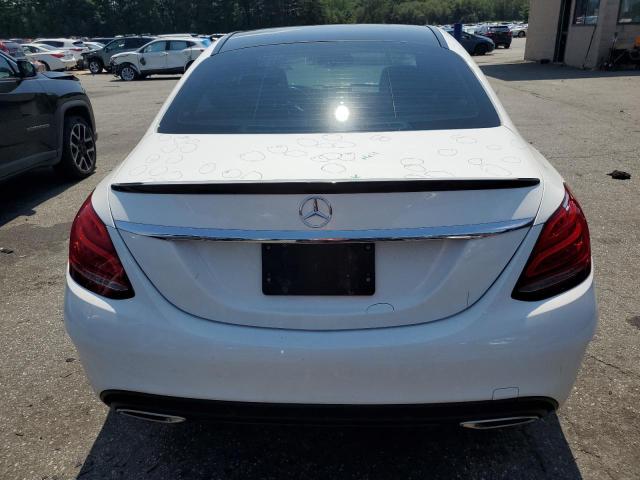 WDDWF4KB8JR405850 - 2018 MERCEDES-BENZ C 300 4MATIC WHITE photo 6