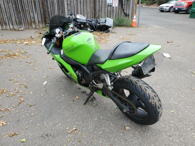 JKAZX4M184A000237 - 2004 KAWASAKI NINJA ZX 6RR GREEN photo 3