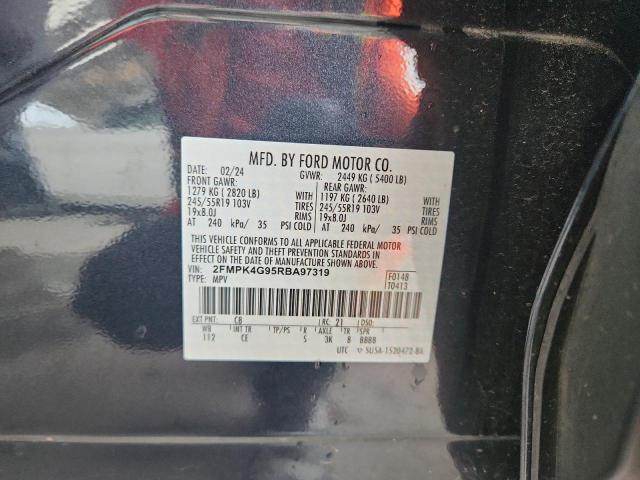 2FMPK4G95RBA97319 - 2024 FORD EDGE SE BLUE photo 13
