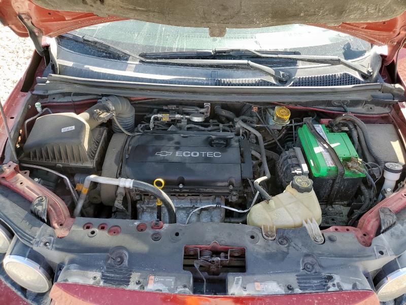 1G1JC5SH5E4122275 - 2014 CHEVROLET SONIC LT Կարմիր լուսանկար 11