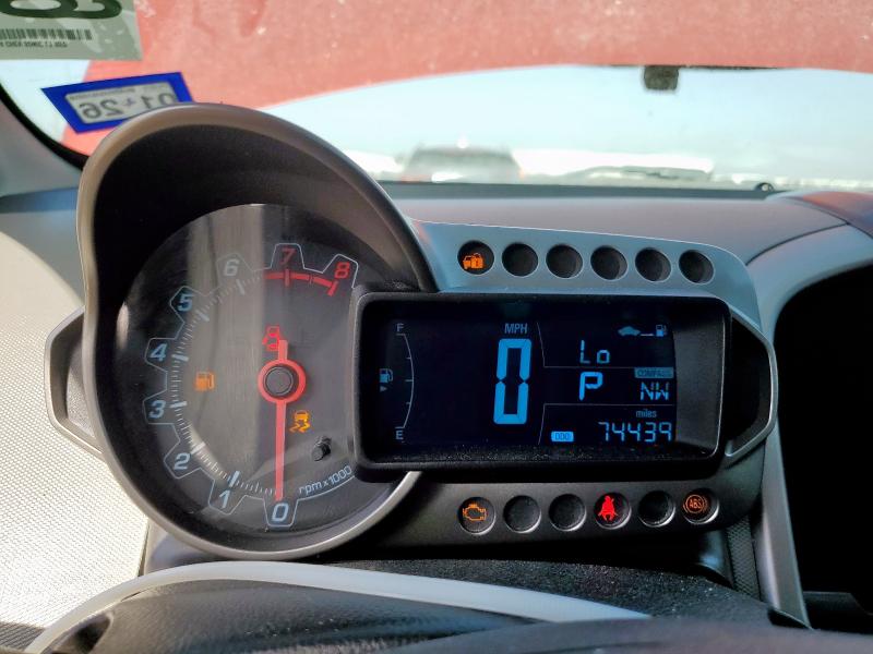 1G1JC5SH5E4122275 - 2014 CHEVROLET SONIC LT Կարմիր լուսանկար 9