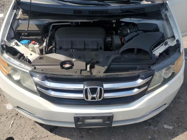 5FNRL5H63EB051974 - 2014 HONDA ODYSSEY EXL WHITE photo 12