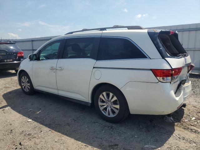 5FNRL5H63EB051974 - 2014 HONDA ODYSSEY EXL WHITE photo 2
