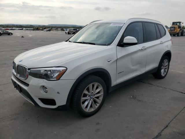 5UXWZ7C3XH0V89308 - 2017 BMW X3 SDRIVE28I WHITE photo 1