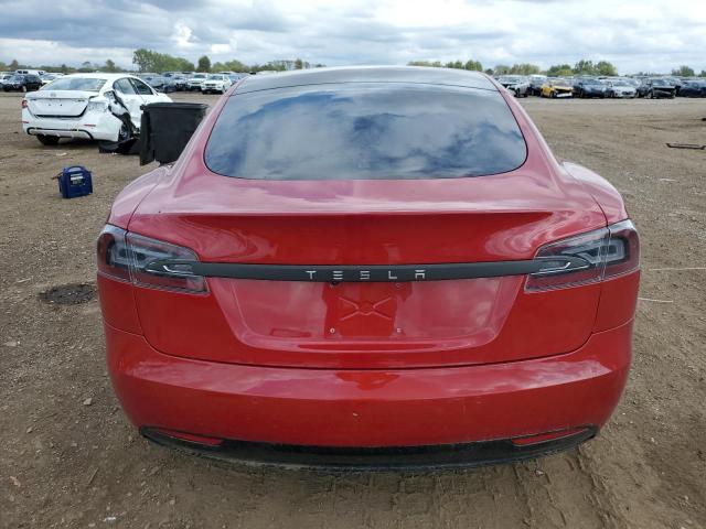 5YJSA1E26HF198344 - 2017 TESLA MODEL S RED photo 6