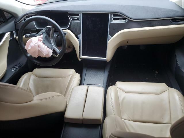 5YJSA1E26HF198344 - 2017 TESLA MODEL S RED photo 8