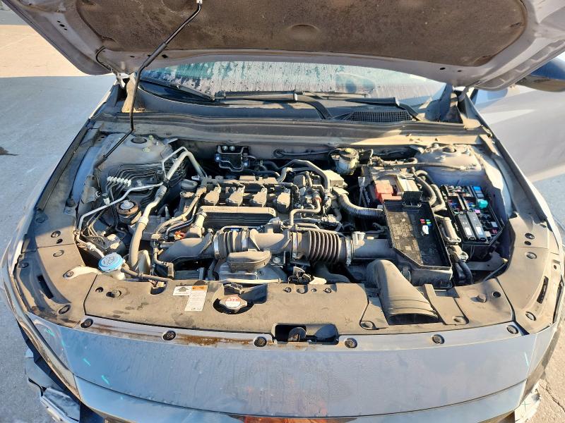 1HGCV1F30NA021455 - 2022 HONDA ACCORD SPORT GRAY photo 11