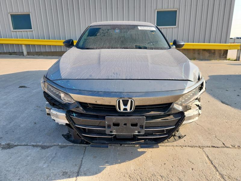 1HGCV1F30NA021455 - 2022 HONDA ACCORD SPORT GRAY photo 5
