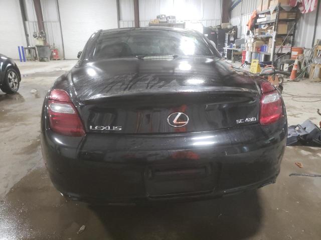 JTHFN48Y420002980 - 2002 LEXUS SC 430 BLACK photo 6