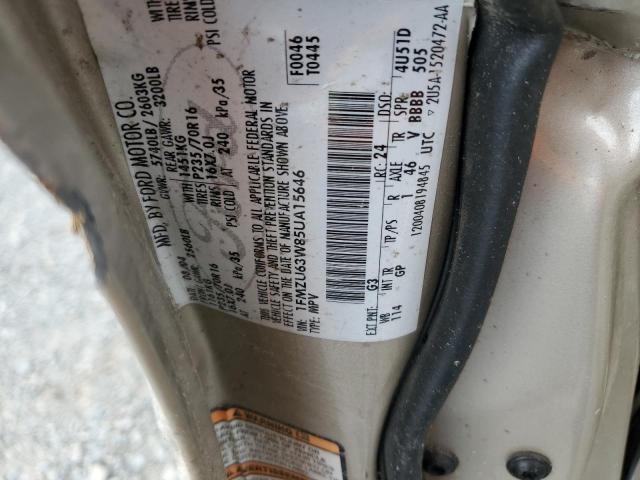 1FMZU63W85UA15646 - 2005 FORD EXPLORER XLT TAN photo 13