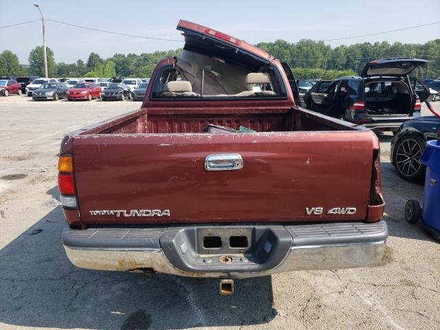 5TBBT4413YS046188 - 2000 TOYOTA TUNDRA ACCESS CAB ბურგუნდია ფოტო 6
