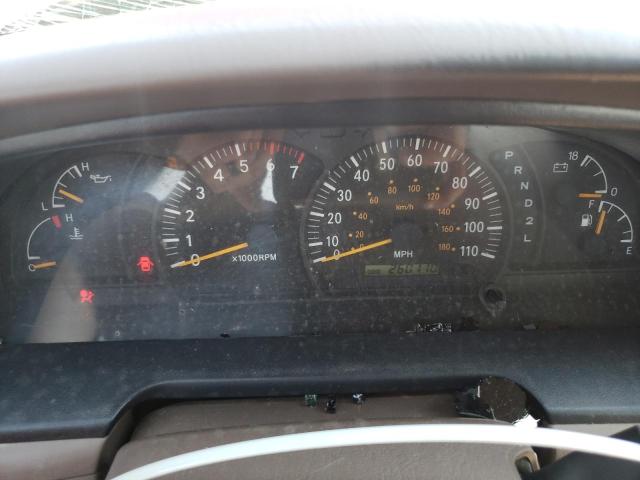 5TBBT4413YS046188 - 2000 TOYOTA TUNDRA ACCESS CAB ბურგუნდია ფოტო 9