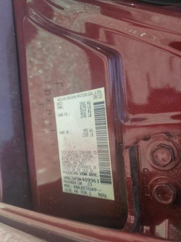 1N4AL2AP1BN409963 - 2011 NISSAN ALTIMA BASE Burgund zdjęcie 13