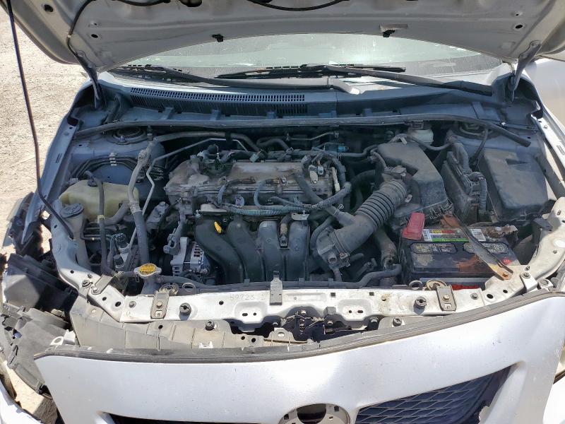 2T1BU4EE2AC526081 - 2010 TOYOTA COROLLA BASE ვერცხლისფერი ფოტო 11