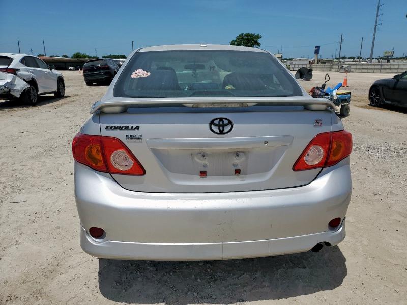 2T1BU4EE2AC526081 - 2010 TOYOTA COROLLA BASE ვერცხლისფერი ფოტო 6