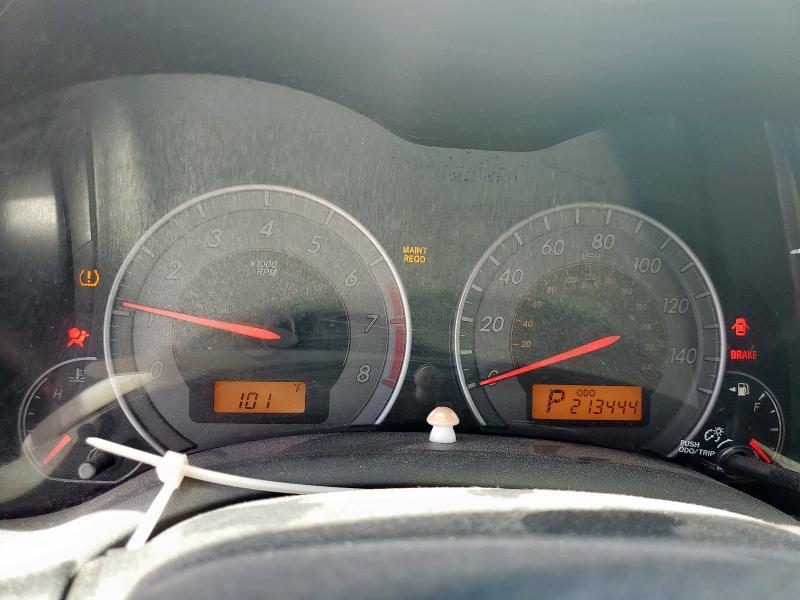 2T1BU4EE2AC526081 - 2010 TOYOTA COROLLA BASE ვერცხლისფერი ფოტო 9