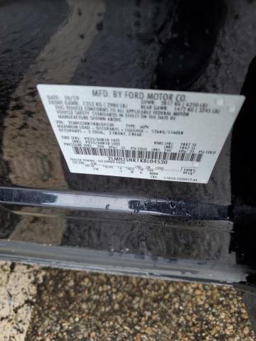 2LMHJ5NK1KBL04530 - 2019 LINCOLN MKT BLACK photo 12