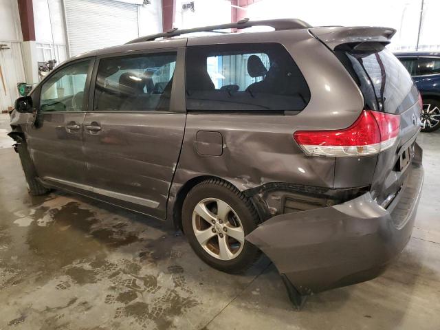 5TDKK3DC8CS256316 - 2012 TOYOTA SIENNA LE GRAY photo 2