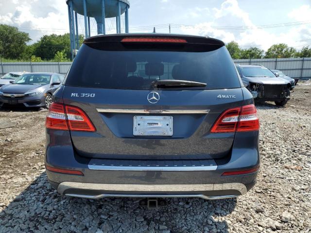 4JGDA5HBXFA568580 - 2015 MERCEDES-BENZ ML 350 4MATIC GRAY photo 6