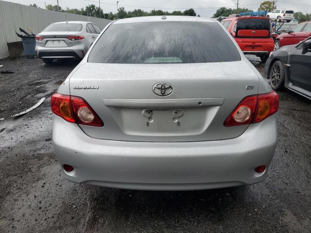 1NXBU4EE4AZ223849 - 2010 TOYOTA COROLLA BASE SILVER photo 6